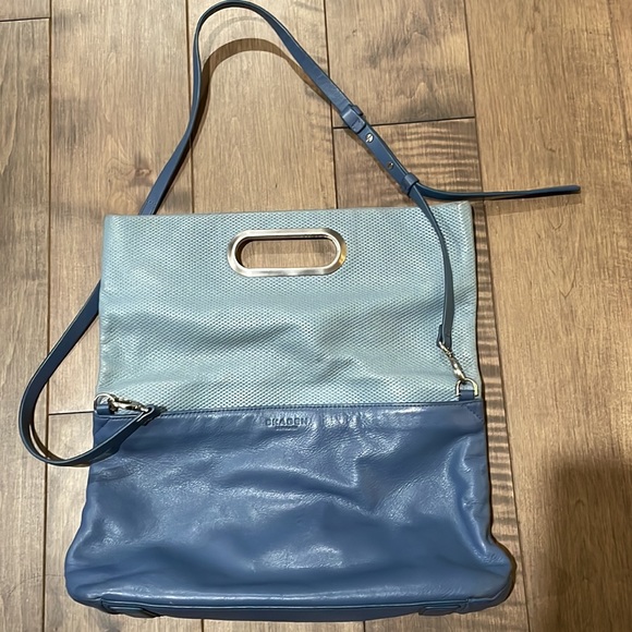 Skagen soft all leather steel blue purse. - Picture 3 of 13